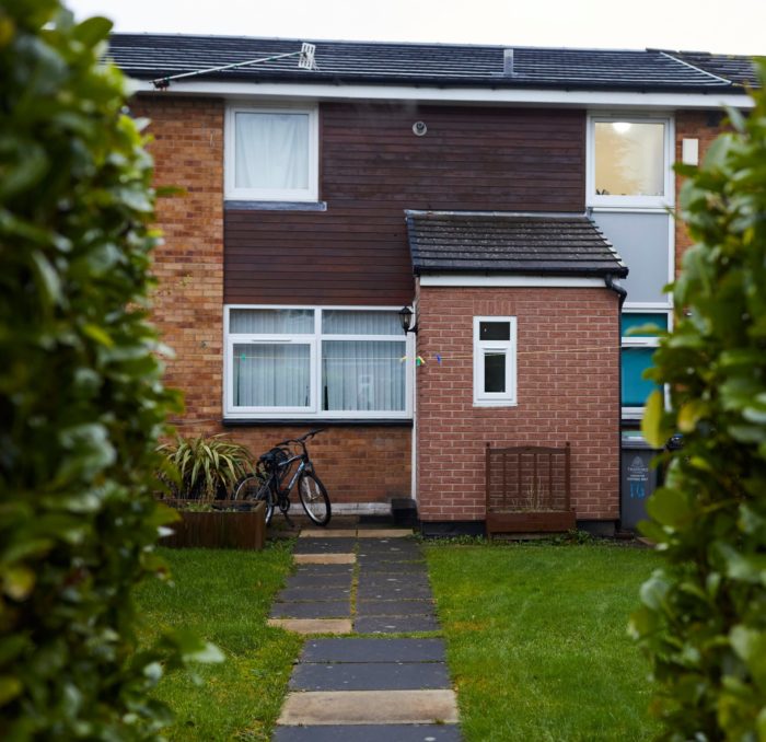 The house in Sale, Greater Manchester, where Emmanuel Bushayija lives
