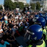 Anti-vaccine and lockdown protesters